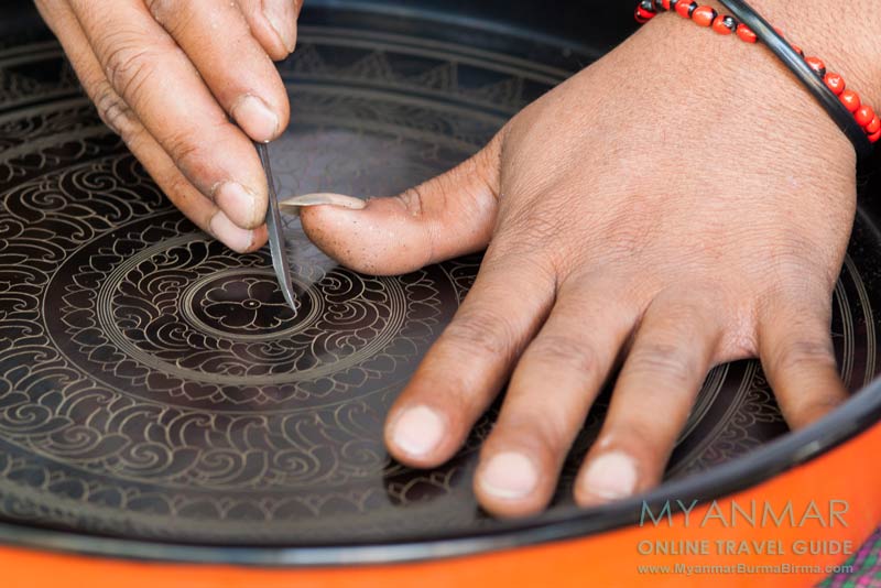 Handarbeiten und Lackware