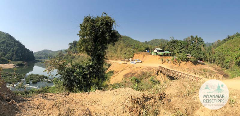 Landschaft zwischen der Stadt Dawei und der Grenze Htee Khee - Phu Nam Ron
