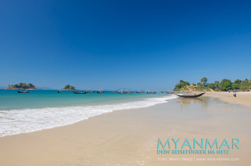 Fischerdorf Paw La Mor und Tizit Beach auf Dawei Peninsula in Myanmar