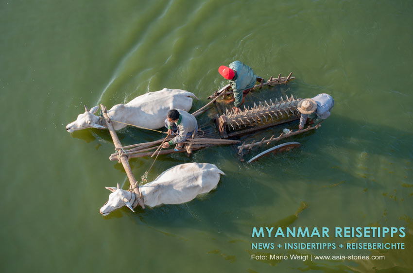 Myanmar Reisetipps | Umgebung von Mandalay | Amarapura | U-Bein-Brücke