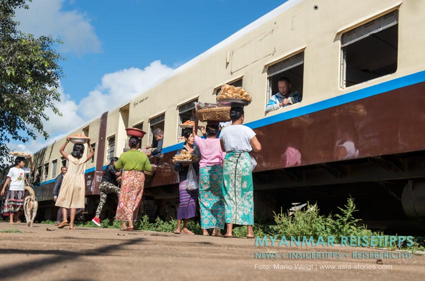 Myanmar Reisetipps | Mit der Bahn von Shwe Nyaung nach Kalaw