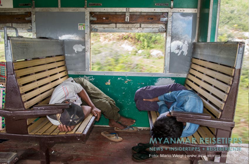 Myanmar Reisetipps | Mit der Bahn vom Inle-See (Shwe Nyaung) nach Kalaw