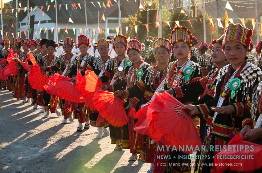 Myanmar Reisetipps | Myitkyina | Manao Fesitval im Januar