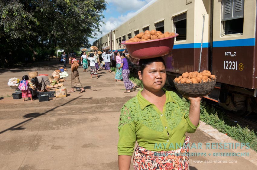 Myanmar Reisetipps | Mit der Bahn von Shwe Nyaung nach Kalaw