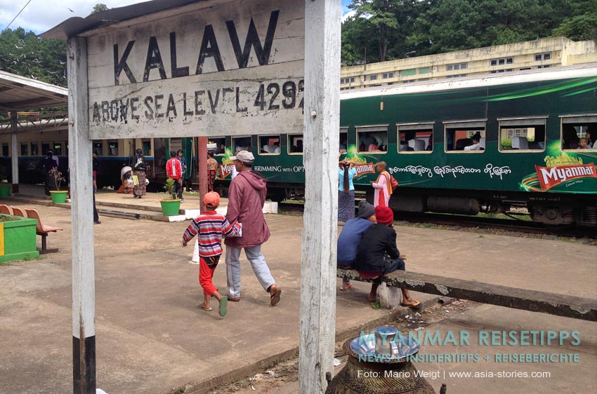Myanmar Reisetipps | Mit der Bahn vom Inle-See (Shwe Nyaung) nach Kalaw