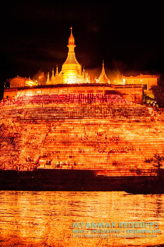 Myanmar Reisetipps | Magwe | Zum Lichterfest Thadingyut in Magwe.