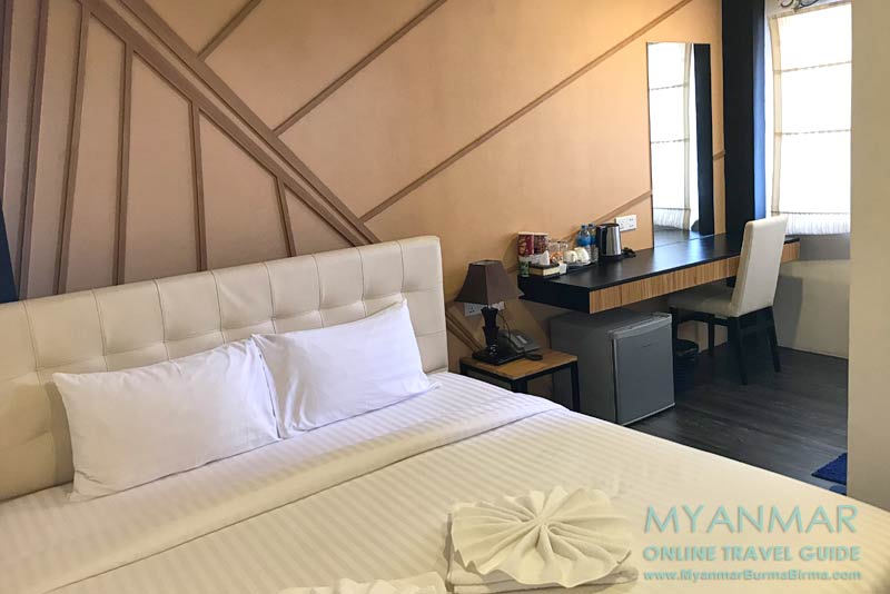 Hotel Shwe Taung Gyar in der Stadt Ye im Süden von Myanmar