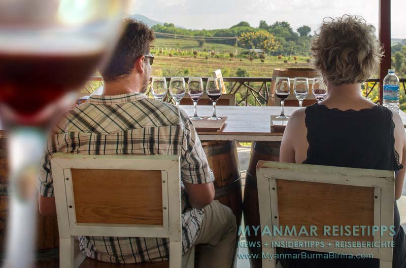 Inle-See: Weinprobe im Red Mountain Estate