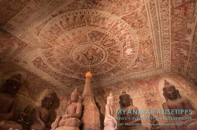 Myanmar Reisetipps | bei Monywa | Hpo-Win-Daung-Höhlen