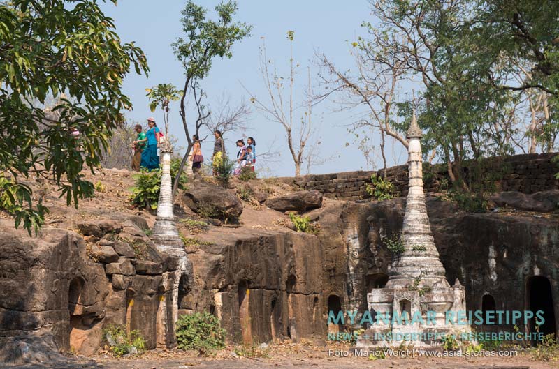 Myanmar Reisetipps | bei Monywa | Hpo-Win-Daung-Höhlen