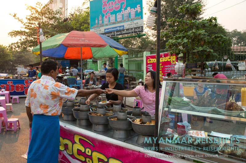 Myanmar Reisetipps | Monywa | Essensmarkt
