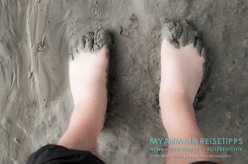 Myanmar Reisetipps | Magwe | Schlammvulkan Nga Ka Pwe Taung