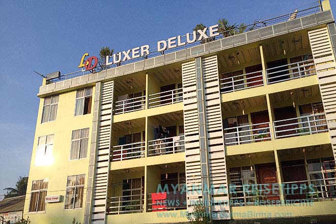 Ngwe Saung Beach (Silberstrand), Hotel Luxer Deluxe im Ort Nwge Saung
