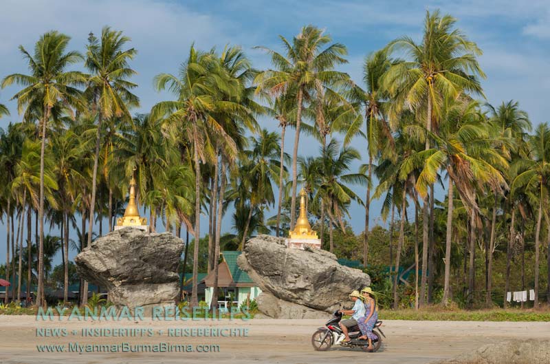 Ngwe Saung Beach, Zwillingspagode Kyauk Maung Hna Ma