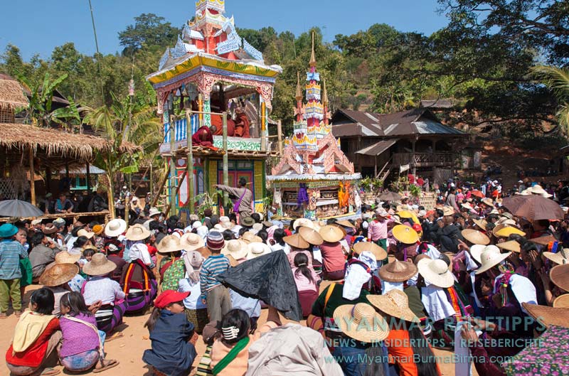 Myanmar Reisetipps | Pankam nahe Hsipaw | Festival der Volksgruppe Palaung