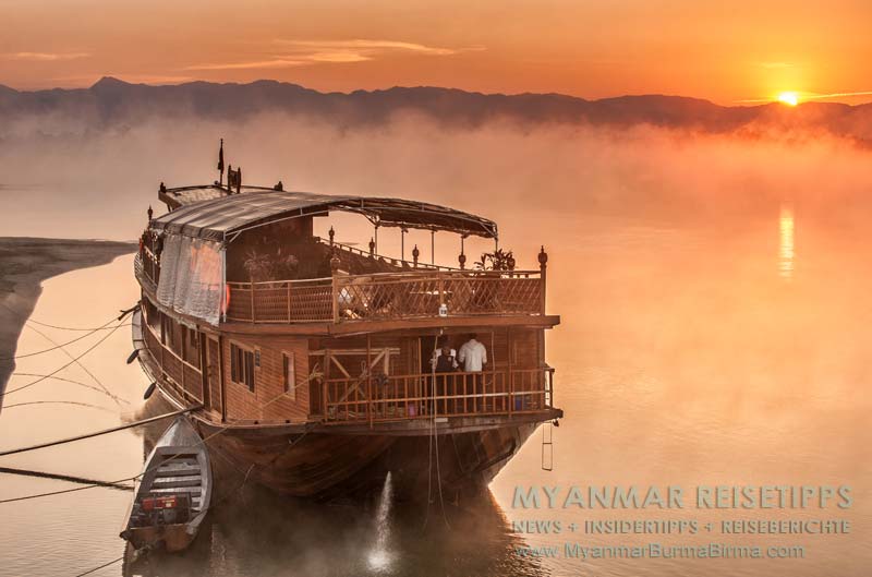 Myanmar Reisetipps | Flussfahrt Bhamo nach Mandalay | Unser Nachbar in der ersten Nacht