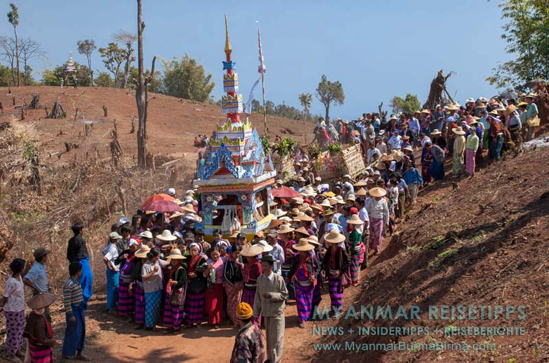 Myanmar Reisetipps | Pankam nahe Hsipaw | Festival der Volksgruppe Palaung
