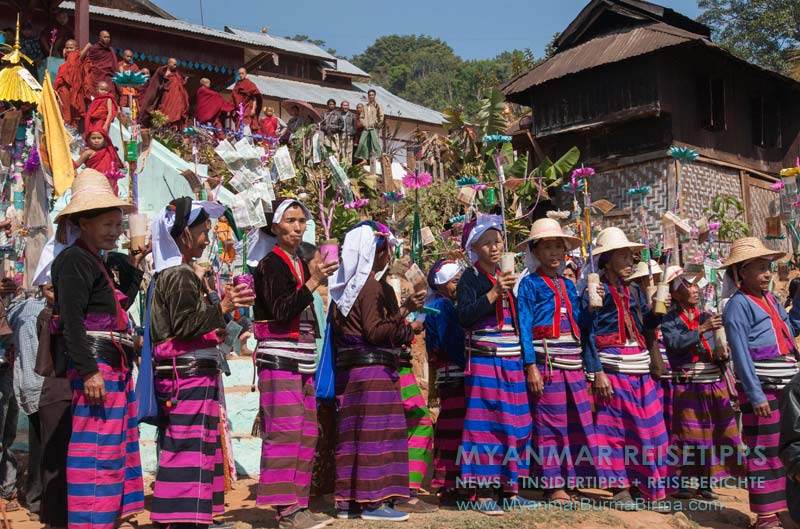 Myanmar Reisetipps | Pankam nahe Hsipaw | Festival der Volksgruppe Palaung