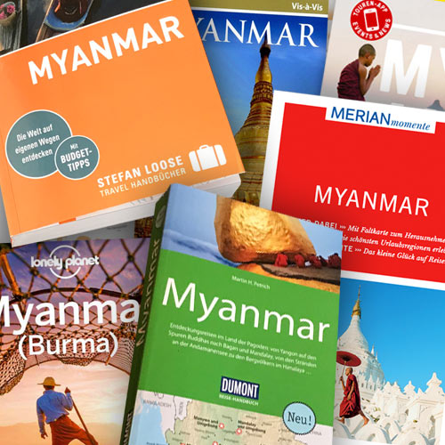 Die aktuellen Reiseführer für Myanmar