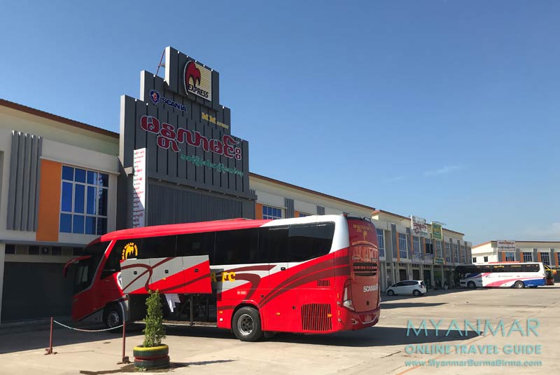 Neuer Busbahnhof in Myeik. Von hier fahren Busse nach Yangon, Dawei und Mawlamyaing.