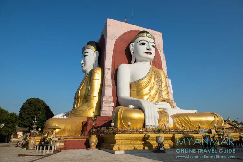 Kyaikpun-Pagode mit den vier sitzenden Buddhas 