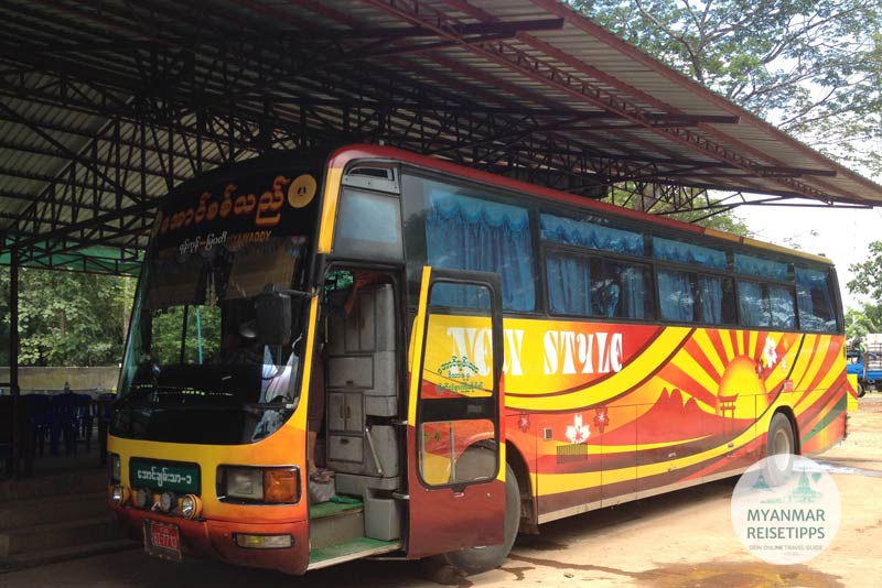 Myanmar Reisetipps | Hpa-an | Bus nach Myawaddy