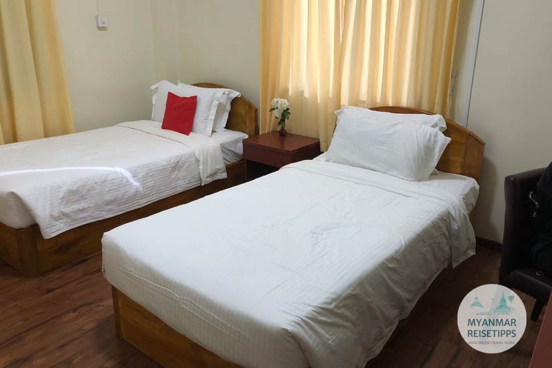 Myanmar, Hpa-an: Doppelzimmer im River View Motel