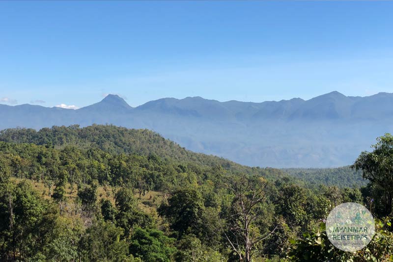 Myanmar Reisetipps | Loikaw | Landschaft auf dem Weg nach Daw Ta Ma Gyi