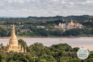 Myanmar Reisetipps | Pyay | Stadtansicht von der anderen Seiten des Ayeyarwady