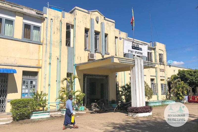 Myanmar Reisetipps | Pyay | Bahnhof
