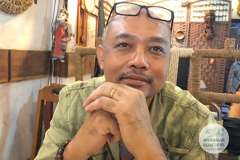 Myanmar Reisetipps | Pyay | Besitzer Zar Ni Kyaw vom Forever Food Center