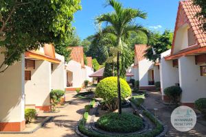 Myanmar Reisetipps | Pyay | Bungalows vom Lucky Dragon Hotel