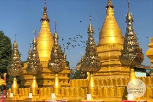 Myanmar Reisetipps | Pyay | Shwebawtha-Pagode am anderen Ufer des Ayeyarwady