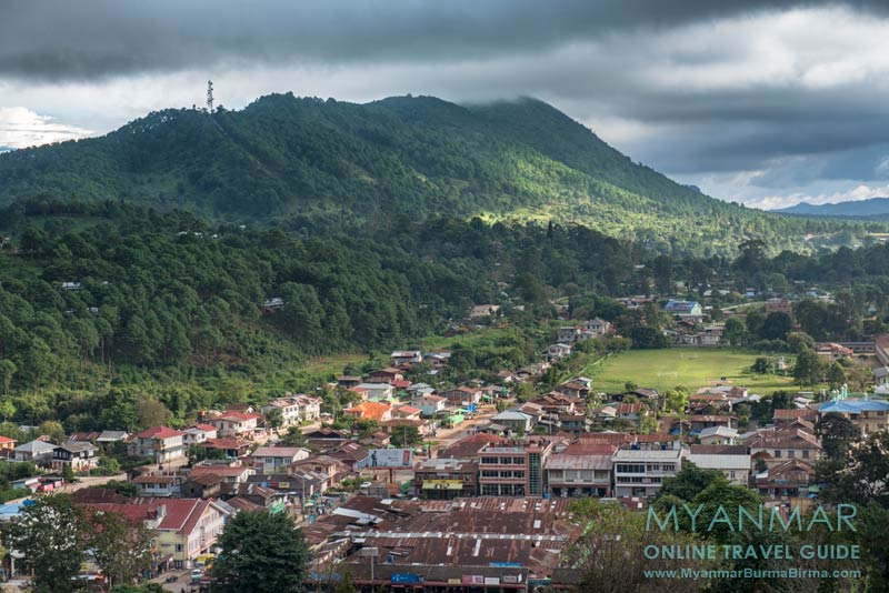 Stadtansicht von Kalaw