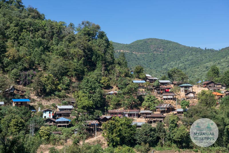 Myanmar Reisetipps | Loikaw | Htay Kho liegt auf einer Höhe von 1.733 Meter