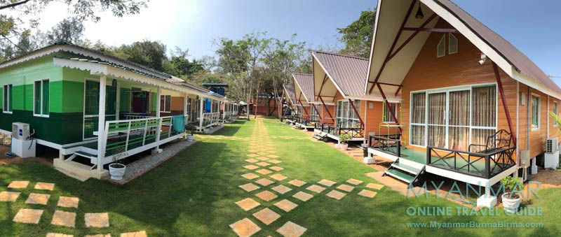 Neue Bungalowanlage Miss Yamon Villa am Strand von Maungmagan auf Dawei Peninsula