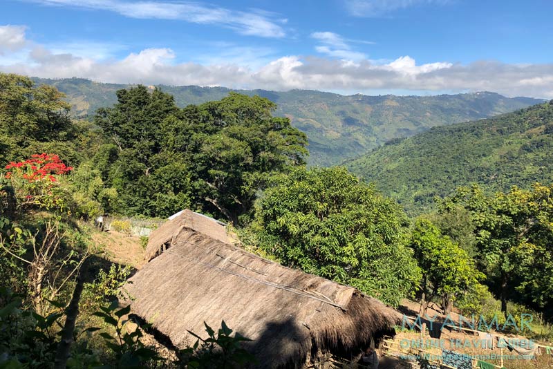 Myanmar Reisetipps | Mindat | Blick vom Chin-Dorf Loute Pe