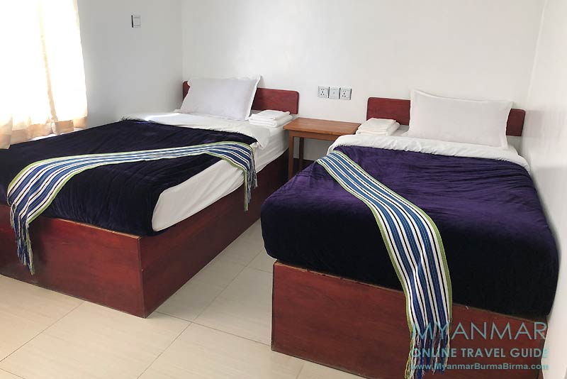 Myanmar Reisetipps | Mindat | Zimmer im Hotel Mindat