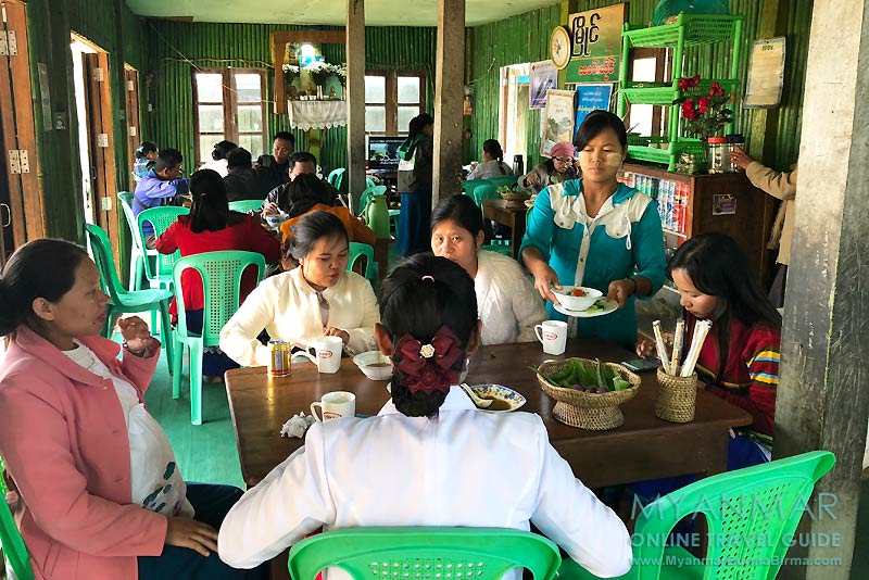 Myanmar Reisetipps | Mindat | Myaing Restaurant