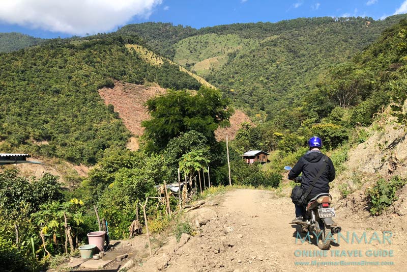 Myanmar Reisetipps | Mindat | Piste zum Chin-Dorf An Laung