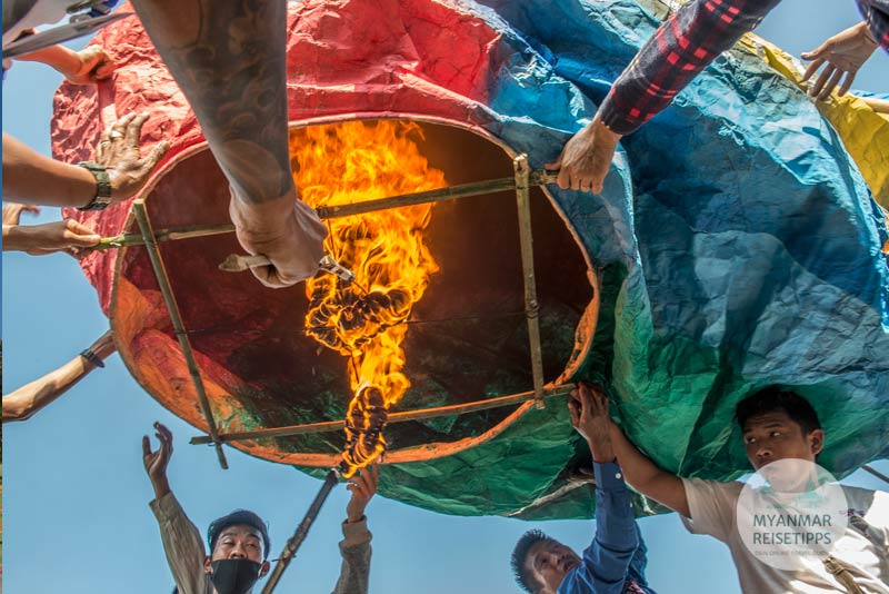 Myanmar Reisetipps | Balloon Festival in Pyin U Lwin