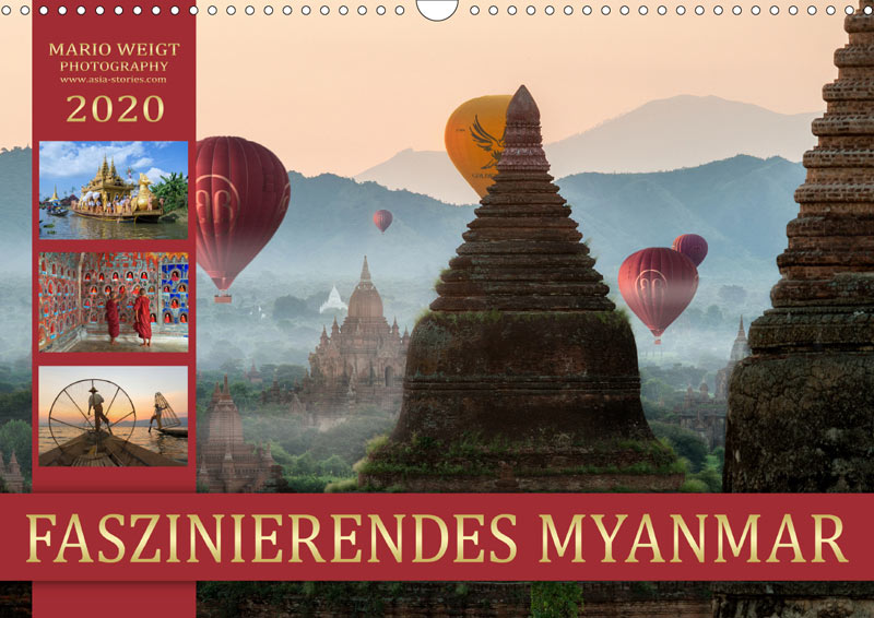 Wandkalender für 2020 | MYANMAR | Fotos: Mario Weigt