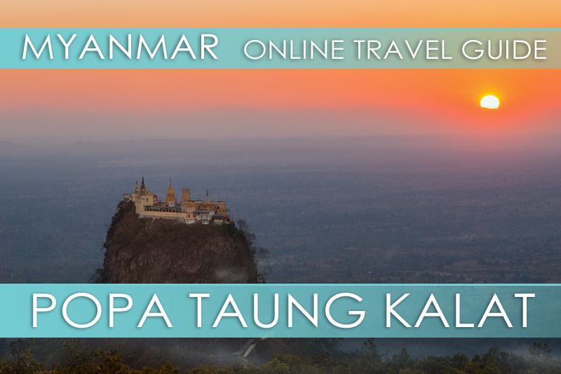 Myanmar: Mount Popa Taung Kalat zum Sonnenuntergang, Berg der Nat-Geister