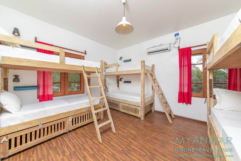 Mehrbettzimmer im Hostel Ostello Bello in Bagan