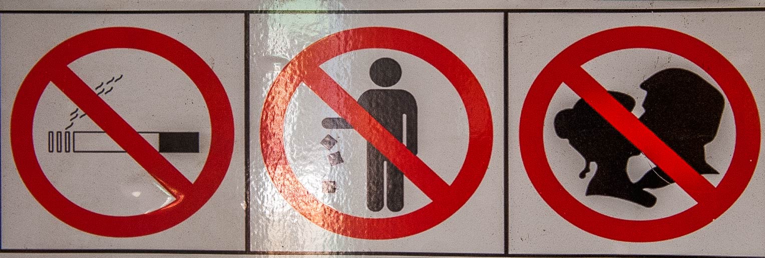 Myanmar Reisetipps | Yangon | Regeln in der Ringbahn