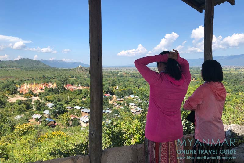 Myanmar Reisetipps | Inle-See | Viewpoint am Gold-Stupa in Indein