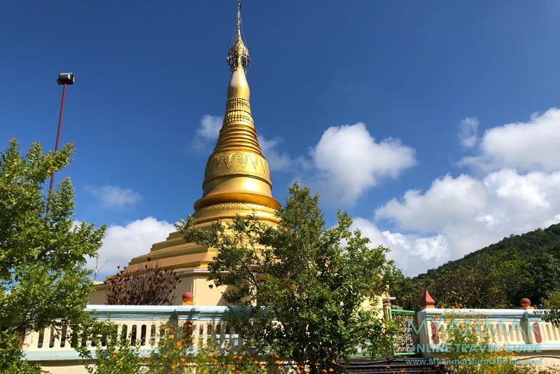 Myanmar Reisetipps | Inle-See | Goldene Pagode am Aussichtspunkt in Maing Thauk