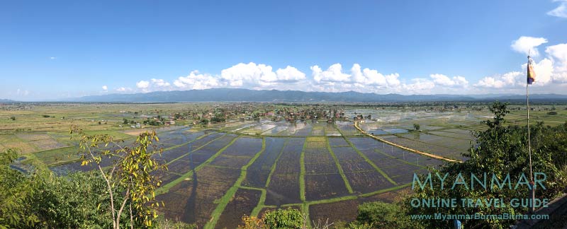 Myanmar Reisetipps | Inle-See | Anfang November: Blick vom Kloster Taung Chay Taw Ya 