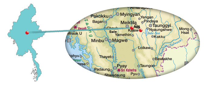 Tipps für eine Bahnfahrt von Thazi nach Kalaw in Myanmar