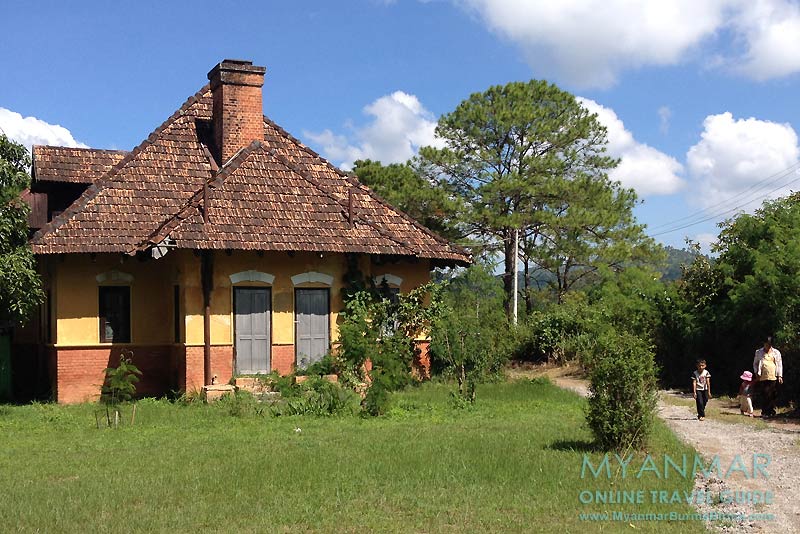 Altes Kolonialhaus in Kalaw